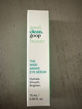 The Wide-Awake Eye Serum — Hydrating Eye Serum in White/Green
